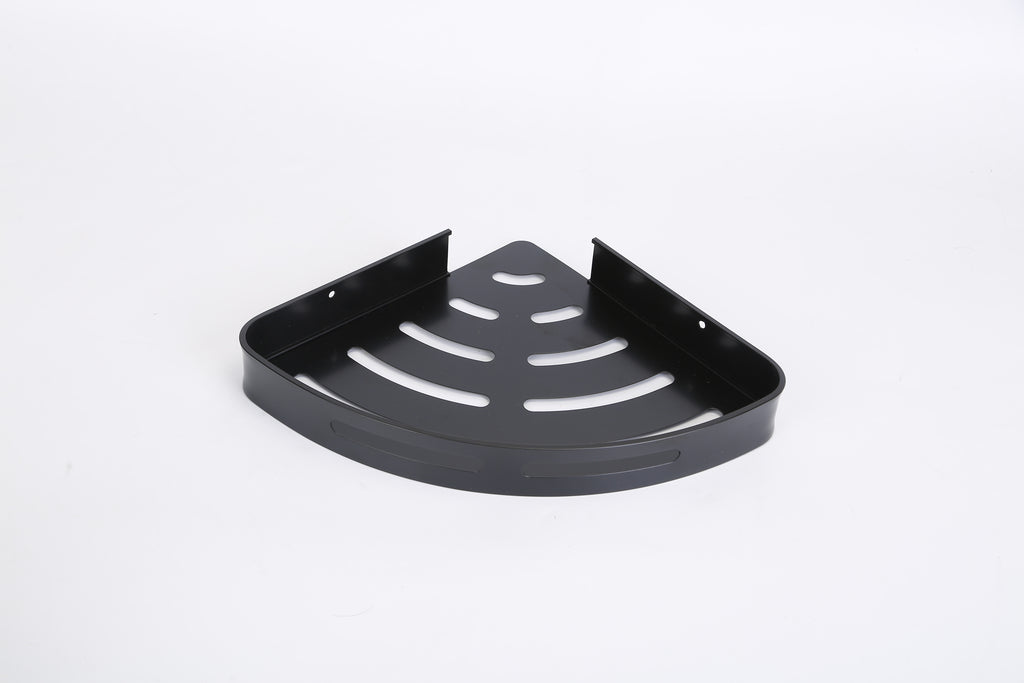2Pcs Corner Shower Caddy Shelf Adhesive Bathroom Wall Mounted Storage Racks