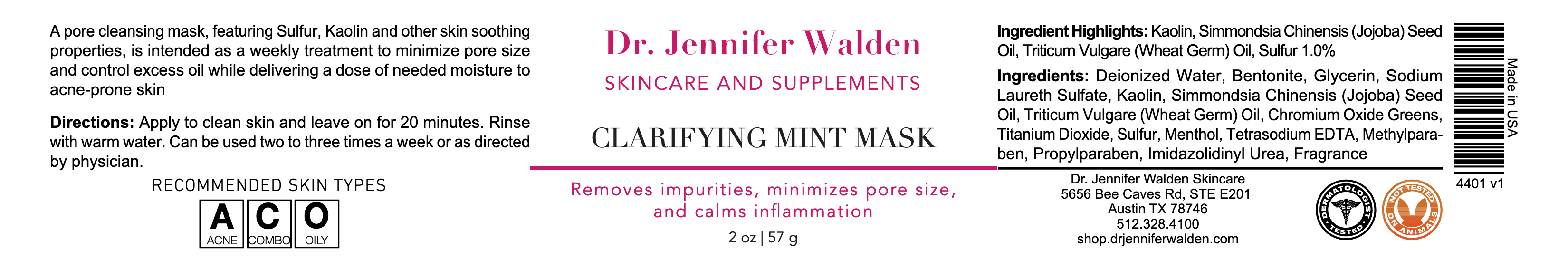 CLARIFYING MINT MASK