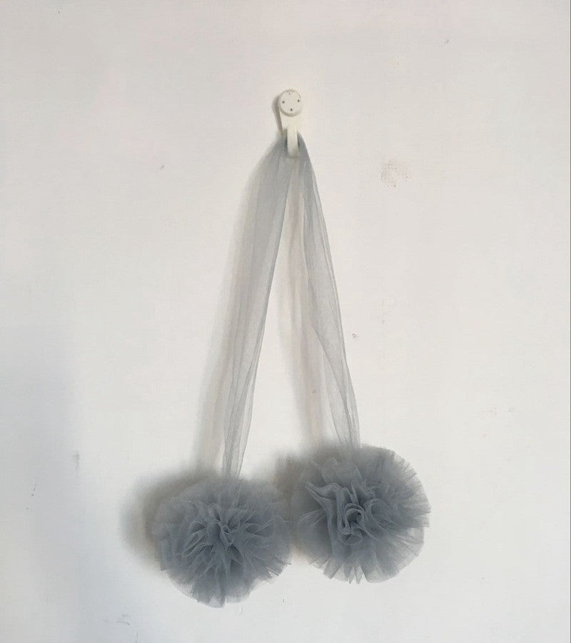 Chiffon Pompoms for Princess Bed Canopy