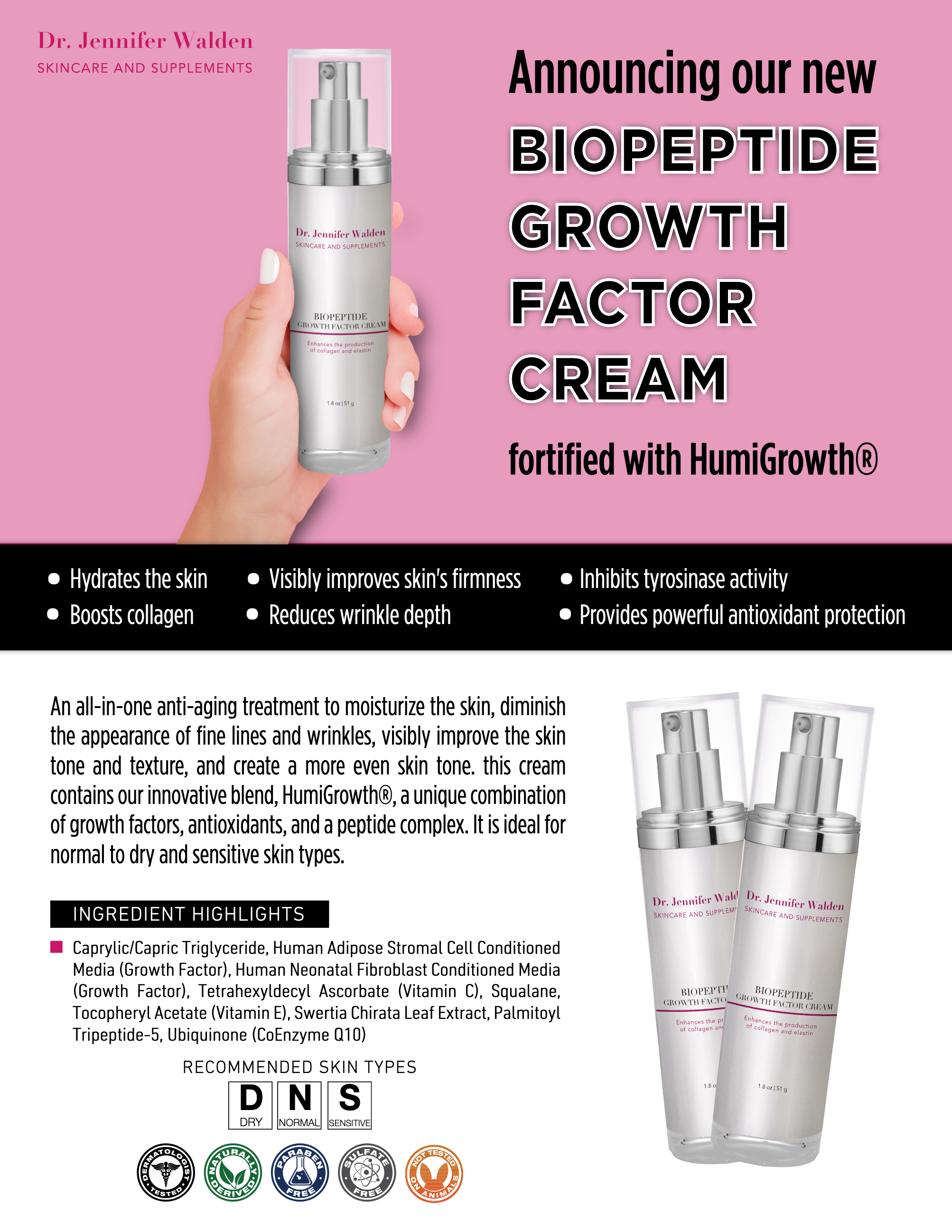 Biopeptide Growth Factor Cream