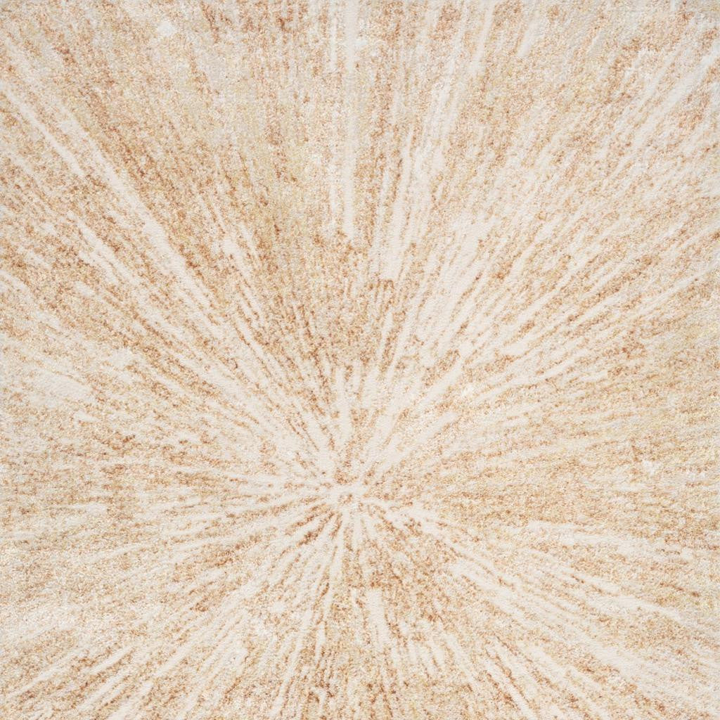8' X 10' Ivory Abstract Area Rug