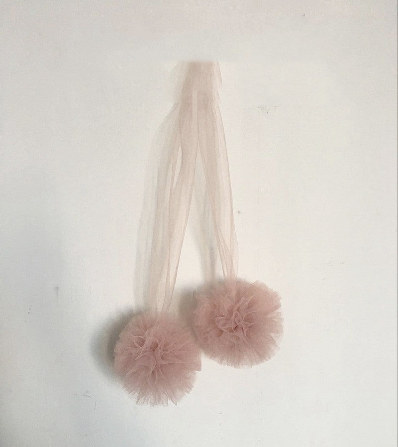 Chiffon Pompoms for Princess Bed Canopy