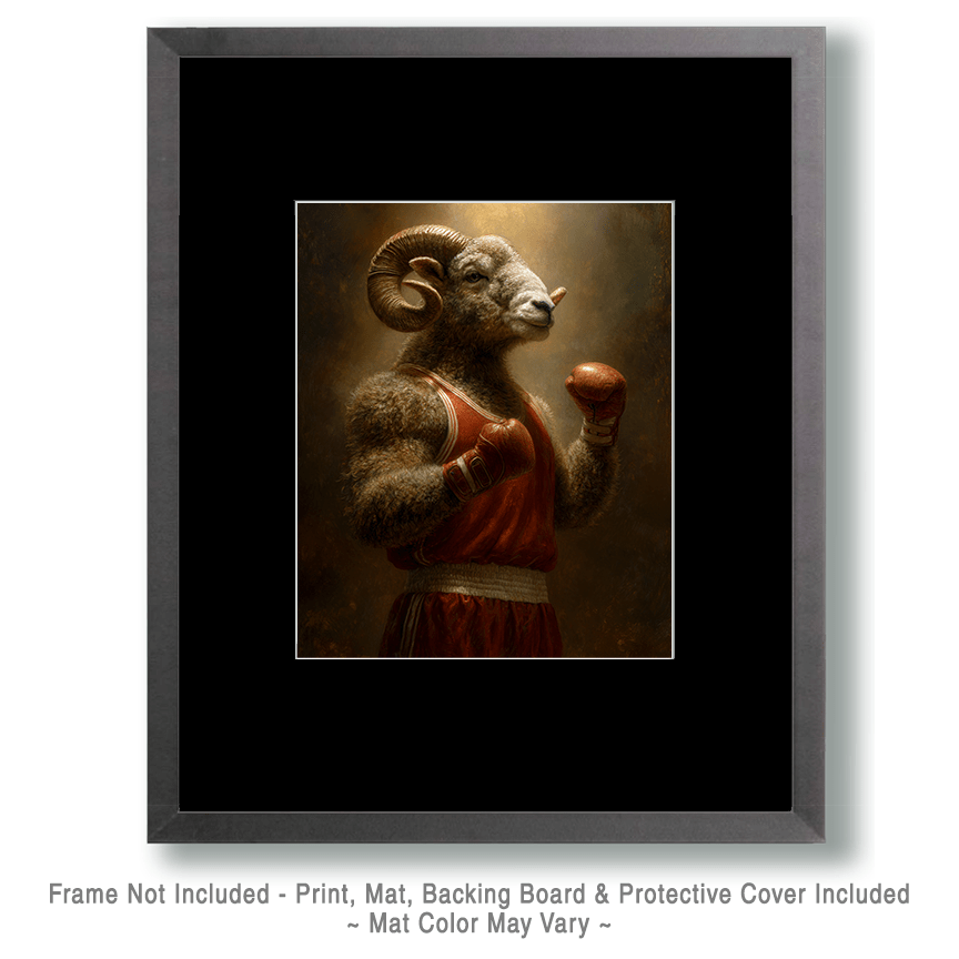 Bighorn Boxer Art