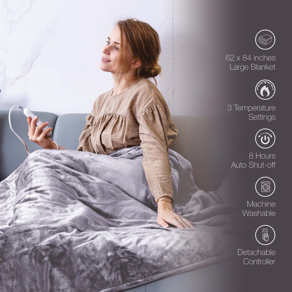 🌟 Father's and Mother's Day Ultimate Comfort Bundle: Heated Blankets & Relaxing Massagers! 🌟-2