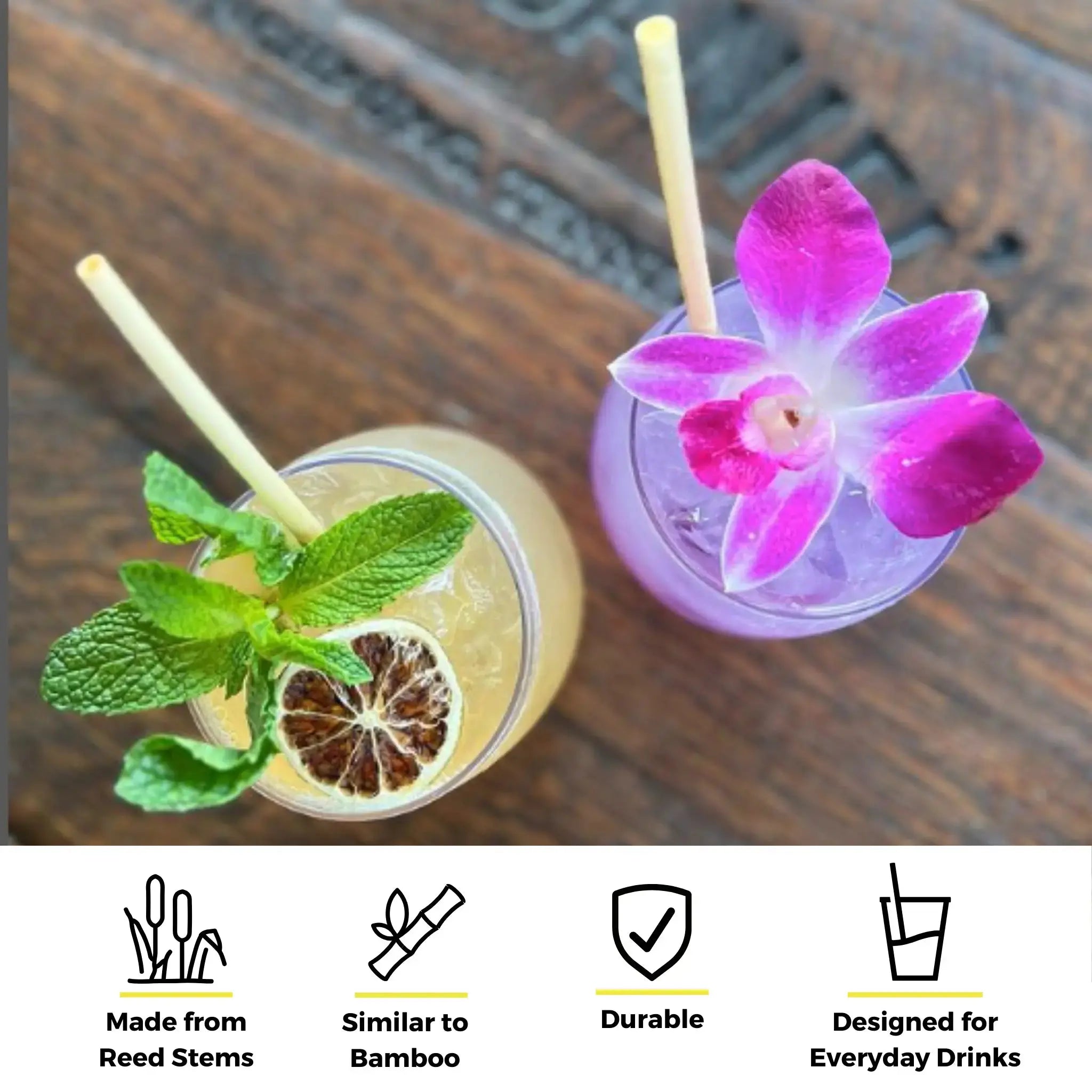 7.9" Skinny Reed Straws