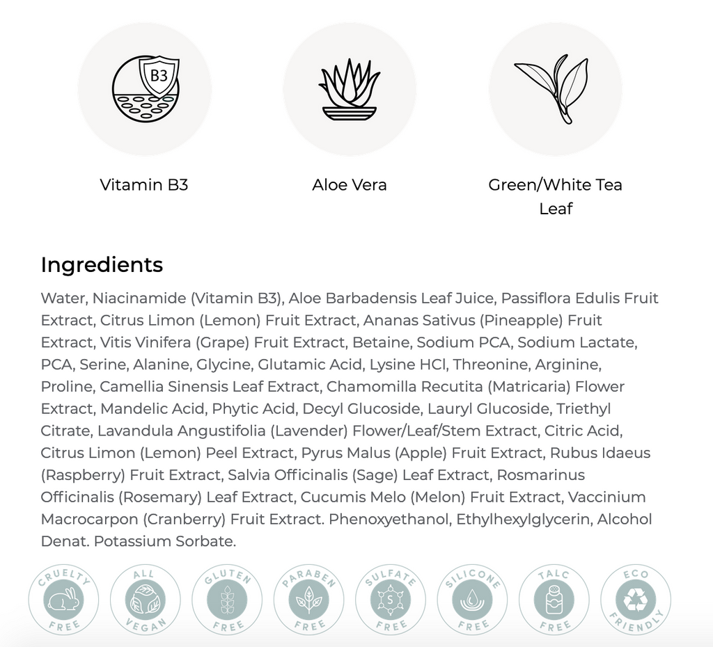 Fresh Tea Face Mist Toner