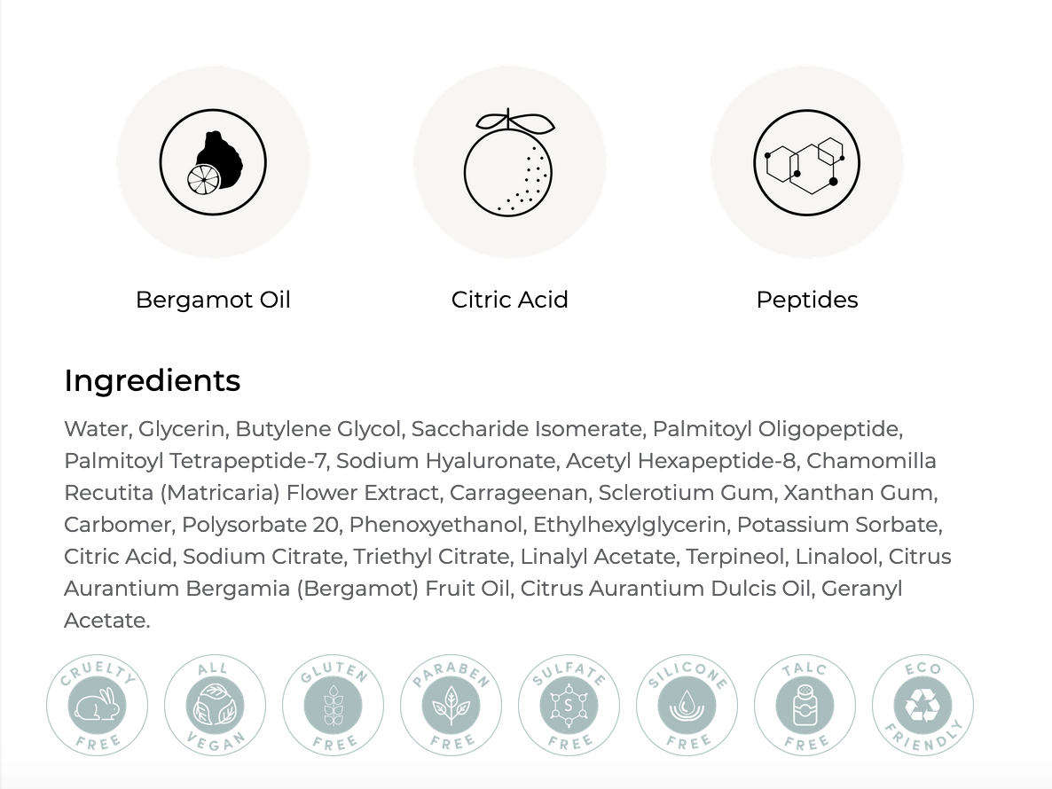 Eye Corrector Serum with Bergamot