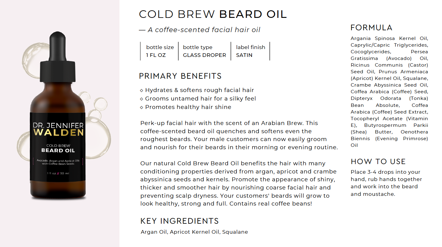 Cold Brew Beard Oil