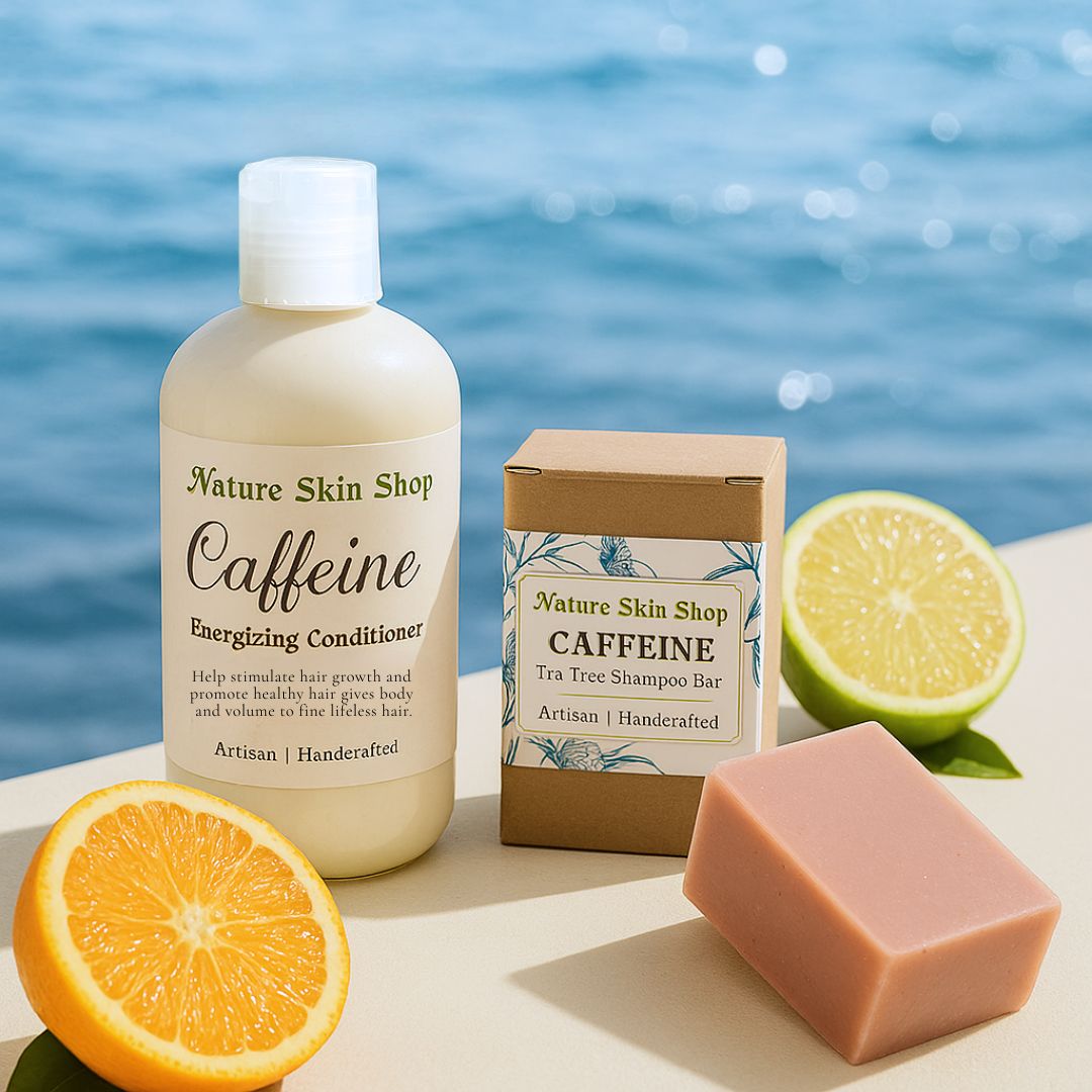 Caffeine Shampoo Bar with Tea Tree Oil – Growth & Scalp Care