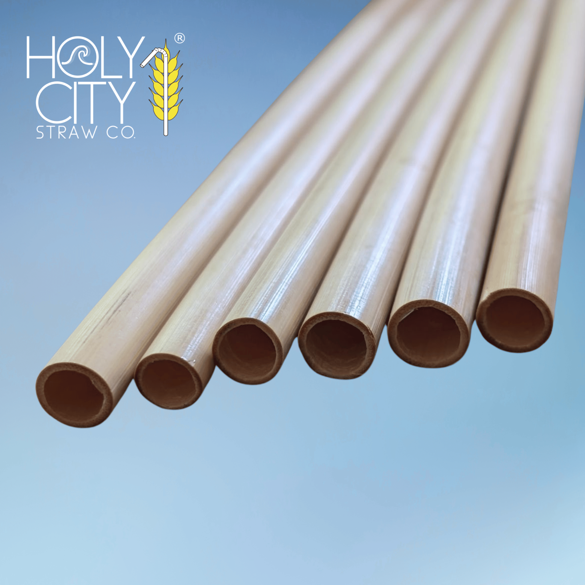 7.9" Jumbo Reed Straws | 10CT. | - 5 Pack Bundle