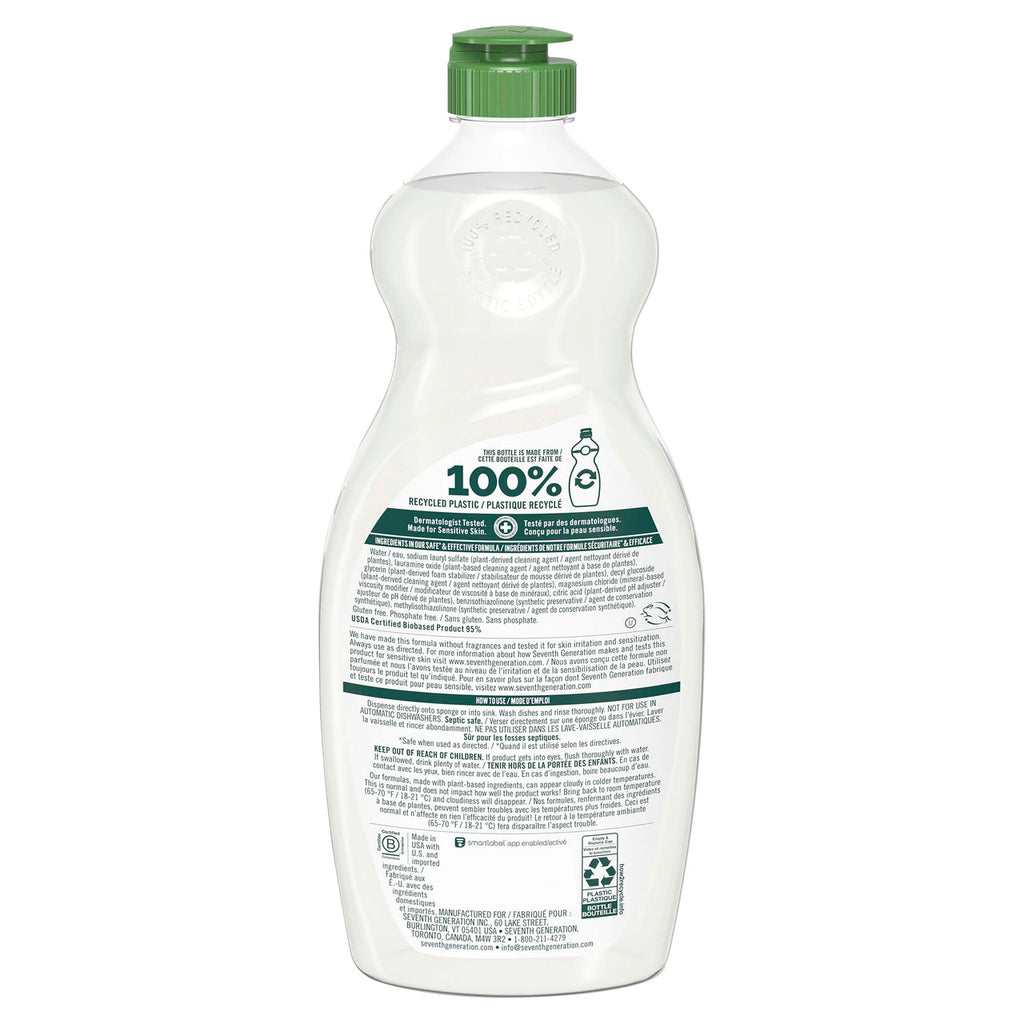 7 GEN DISH LQ FREE/CLEAR ( 6 X 19 OZ   )