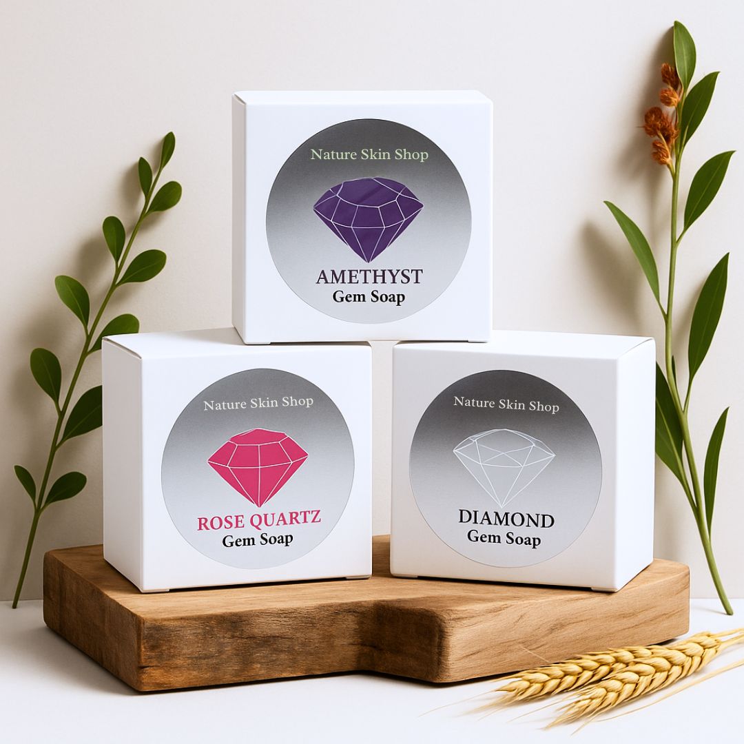 Diamond Gem Soap with Hidden Silver Ring