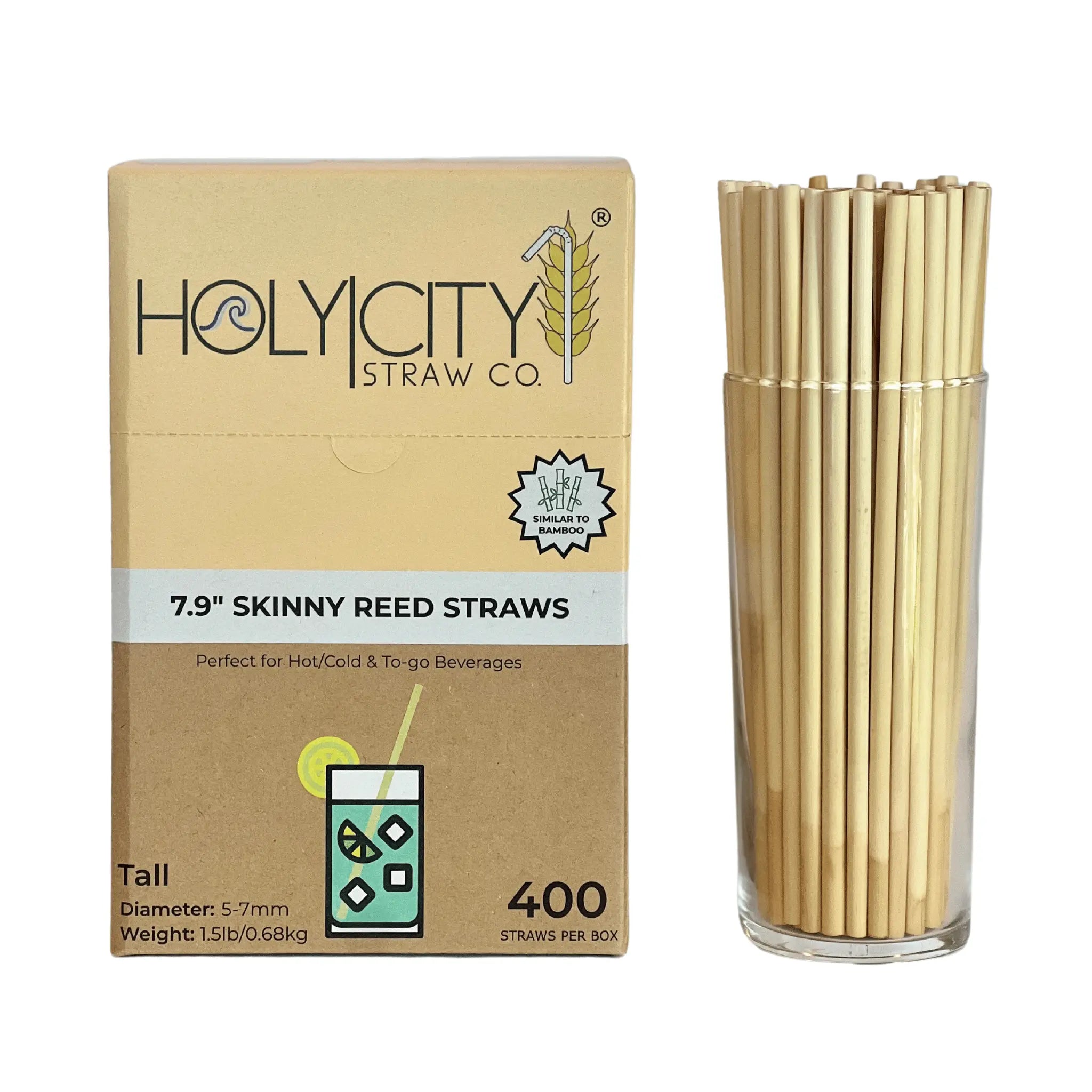 7.9" Skinny Reed Straws