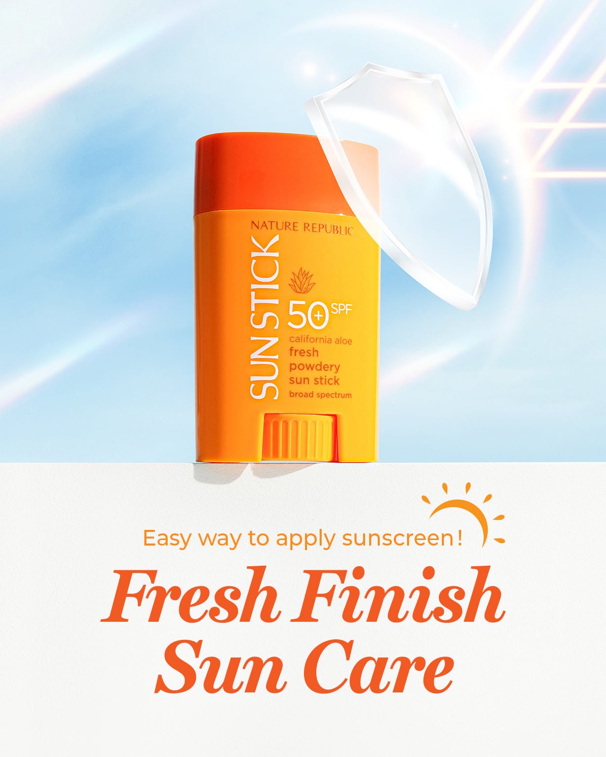California Aloe Fresh Powdery Sun Stick Broad Spectrum SPF50+ Triple Value Set