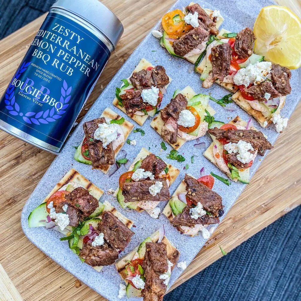 Zesty Mediterranean Lemon Pepper BBQ Rub & Seasoning